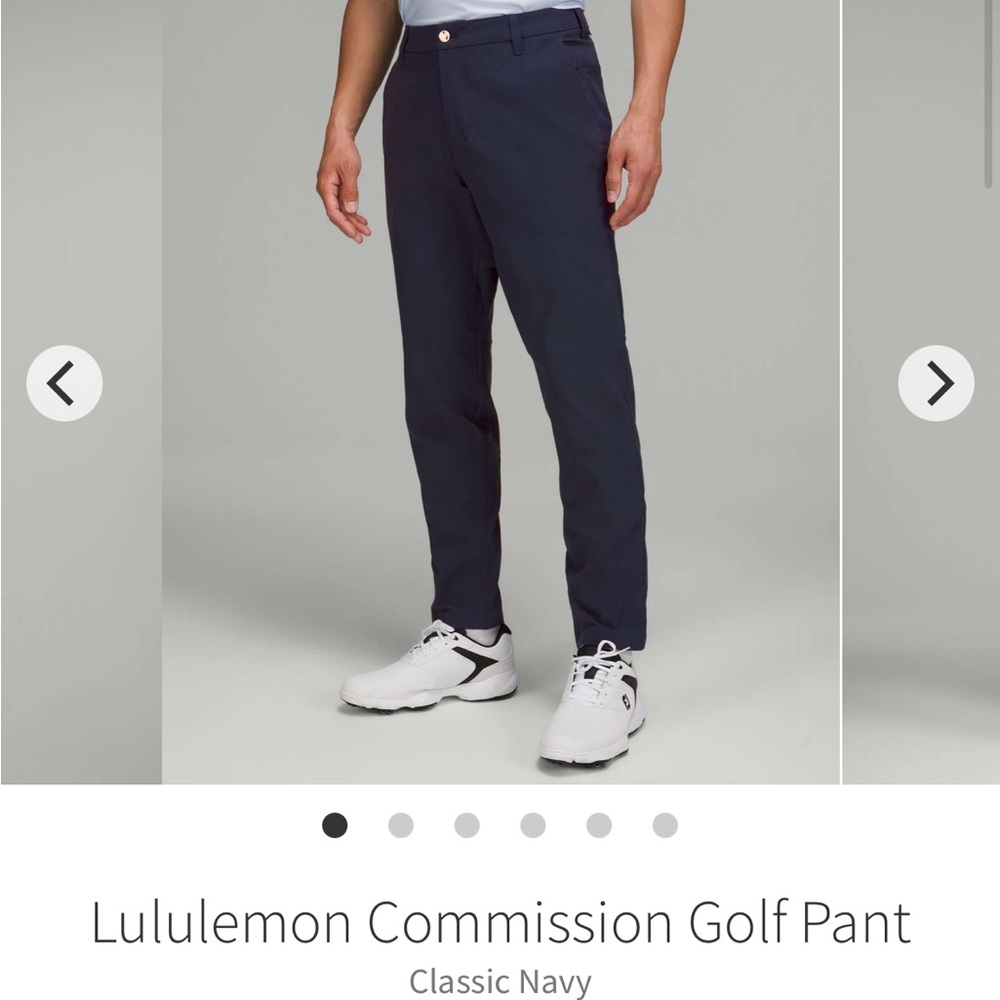 lululemon athletica Commission Golf Pants in Navy
